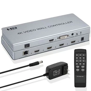 4k 2x2,4k 2x2 Video Wall Controller TV Wall Processor 1x2 1x3 1x4 vs 1080p hdmi Splicer Multi Screen Splicing Flip Bezel 4k 2x2,4k 2x2 Video Wall Controller TV Wall Processor 1x2 1x3 1x4 vs 1080p hdmi Splicer Multi Screen Splicing Flip Bezel