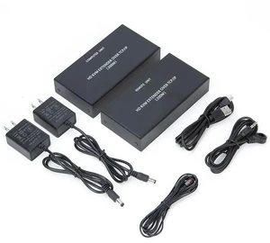 US Plug,200m 1080P KVM IP Extender for hdmi Send and Receive transmission system Supports USB Keyboard and Mouse Synchronizatio US Plug,200m 1080P KVM IP Extender for hdmi Send and Receive transmission system Supports USB Keyboard and Mouse Synchronizatio