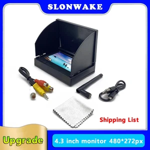4.3inch monitor,FPV 5.8G 48CH 4.3 Inch Receiver Monitor Auto Search With OSD Build-in Battery w/ Hood Shade LCD 480x272 Pixels16:9 NTSC / PAL 4.3inch monitor,FPV 5.8G 48CH 4.3 Inch Receiver Monitor Auto Search With OSD Build-in Battery w/ Hood Shade LCD 480x272 Pixels16:9 NTSC / PAL