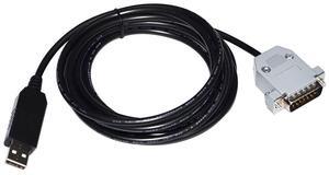 FTDI FT232RL USB TO D-SUB 15 PIN DB15 MALE RS232 CONVERTER SERIAL COMMUNICATION CABLE FOR OSTECH LASER DRIVERS AND CONTROLLERS 
3M Length(3M Length)