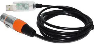 FTDI RS485 DMX512 TO USB XLR 3PIN 3P DMX FEMALE DMXKING DMXCONTROL FREESTYLER DMX400 CABLE QLC+ STAGE LIGHTNING CONTROLLER KABLE (Color D)
7M Length(8M Length)