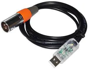 FTDI FT232RL CHIP USB TO XLR 3-PIN MALE RS485 CONVERTER SERIAL CABLE FOR BUNKER A-DIO PROCESSOR USB-RS485 COMMUNICATION KABLE (Color A)
3M Length