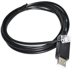 FTDI USB TO RJ9 RJ11 4P4C ASIAIR TO GO2NOVA EQMOD CABLE, ASIAIR TO IOPTRON EQUATORIAL I/O HC KABLE FOR IEQ30 IEQ45 ZEQ25 CEM25P 
1M Length