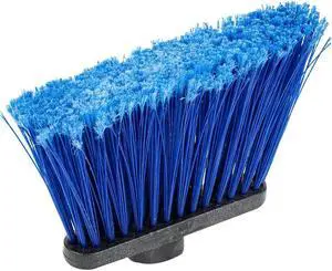Carlisle Sparta Spectrum Duo-Sweeper Threaded Handle Polypropylene Angle Broom Blue, 54" Length | 1/Each