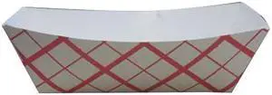 Southern Champion Southland Kraft Board Food Tray Red, White, 3 lb., 7.2" Length x 5" Width | 500/Case