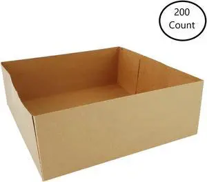 Southern Champion Kraft Board Take Out Food Tray, 10" Length x 10" Width | 200/Case