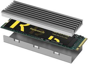 Reletech M.2 SSD Heatsink NVME 2280 Solid State Disk Drive radiatore Cooler Pad di raffreddamento per PC Desktop M.2 NVMe PS5 heatsink