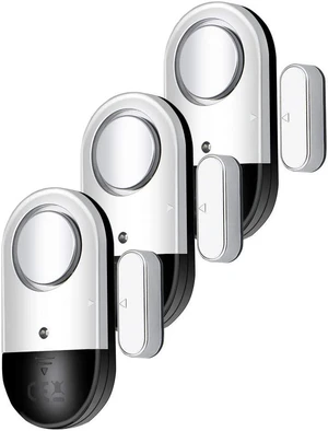 120 DB Loud Door and Window Open Alarm Sensor 3 Pack for Kids, Dementia Patients Safety, Burglar Anti-Theft Wireless Security Alarms Keep Your Home, Pool, Cabinet, Business Safe 120 DB Loud Door and Window Open Alarm Sensor 3 Pack for Kids, Dementia Patients Safety, Burglar Anti-Theft Wireless Security Alarms Keep Your Home, Pool, Cabinet, Business Safe