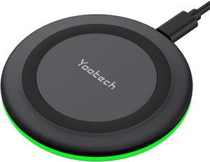 Yootech Wireless Charger,10W Max Fast Wireless Charging Pad Compatible with iPhone 14/14 Plus/14 Pro/14 Pro Max/13/13 Mini/SE 2022/12/11/X/8,Samsung Galaxy S22/S21/S20,AirPods Pro 2(No AC Adapter)