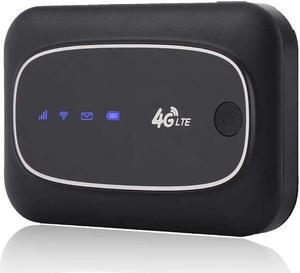 Bewinner 4G LTE Mobile WiFi Modem Mini Wireless Mobile Router Portable Pocket WiFi Router Hotspot for Indoor/Outdoor, Travel Partner Modem WiFi Gaming Router(Black)