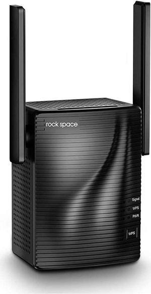 WiFi Extender -  Wireless Signal Booster up to 1600sq.ft, 2.4 & 5GHz Dual Band Amplifier with Ethernet Port, Access Point, Wireless Internet Repeater Gigabit Wired Mode with 8 Second Setup