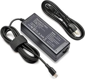 65W USBC Laptop Charger for Lenovo ThinkPad T480 T480s T580 T580s T490s Chromebook 100e 300e 500e C330 S330 E480 E580 4X20M26268 GX20P92530
