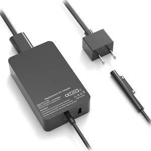 Surface Pro Charger 65W for Surface Pro 3/4/5/6/7 Power Supply Adapter, Fast Charging Compatible for Both Microsoft Surface Book Laptop/TabletWorks with 65W/44W/36W/24W (7.5 Ft Cord)