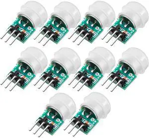 10 Pieces Am312 Pir Sensor Mini Pir Motion Sensor Infrared Human Body Pyroelectric Infrared Motion Module 2.7v to 12v 10 Pieces Am312 Pir Sensor Mini Pir Motion Sensor Infrared Human Body Pyroelectric Infrared Motion Module 2.7v to 12v
