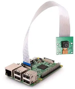 Raspberry Pi Mini Camera Video Module 5 Megapixels 1080p Sensor OV5647 Webcam for Raspberry Pi Model A/B/A+/B+, Pi 2B and Raspberry Pi 3B, Pi 3 B+, Raspberry Pi 4 B