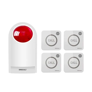 Remote Emergency Strobe Siren Alarm Home Caring SOS Alert System 1 Red Flashing Siren & 4 Remotes Panic Button, Emergency Button for Store/Home/Hotel/Jewelry Shop Security & Fire Alar Remote Emergency Strobe Siren Alarm Home Caring SOS Alert System 1 Red Flashing Siren & 4 Remotes Panic Button, Emergency Button for Store/Home/Hotel/Jewelry Shop Security & Fire Alar