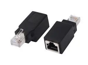 RJ45 Ethernet LAN Male to Female Cat5 / Cat5e / Cat6 Crossover Adapter(2-Pack),Black (Straight) RJ45 Ethernet LAN Male to Female Cat5 / Cat5e / Cat6 Crossover Adapter(2-Pack),Black (Straight)