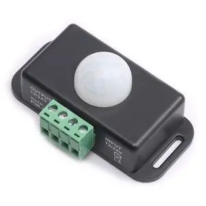 Automatic DC 12V-24V 8A Infrared PIR Motion Sensor Switch for LED Light Stylish Automatic DC 12V-24V 8A Infrared PIR Motion Sensor Switch for LED Light Stylish