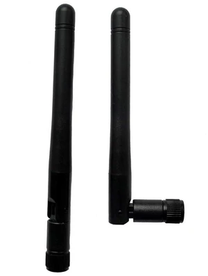 3dBi 2.4GHz Wireless Rubber Aerial Omni-Directional WiFi Antenna SMA Male Connector for Wireless Network Router Pack of 2 3dBi 2.4GHz Wireless Rubber Aerial Omni-Directional WiFi Antenna SMA Male Connector for Wireless Network Router Pack of 2