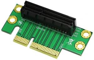 PCI- Express 4X Riser Card 90-Degree Adapter Card PCI-E 4X Extender Extension Card for 1U, Small Computer and Server Case (PCIE 4X) PCI- Express 4X Riser Card 90-Degree Adapter Card PCI-E 4X Extender Extension Card for 1U, Small Computer and Server Case (PCIE 4X)