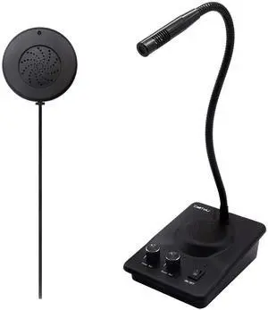 CallToU Window Speaker Intercom System and Counter Intercom for Bank Hospital Office Store Bus Station Ticket Booth Window CallToU Window Speaker Intercom System and Counter Intercom for Bank Hospital Office Store Bus Station Ticket Booth Window