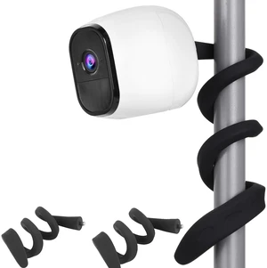 2 Pack Flexible Twist Mount Compatible with Arlo Pro 4,Pro 3,Pro 5S,Pro 6,Pro 2,Arlo Ultra/Pro/Go,Essential Spotlight,Wall Mount Bracket,Attach Your Camera Wherever You Like Without Any Tools-Black 2 Pack Flexible Twist Mount Compatible with Arlo Pro 4,Pro 3,Pro 5S,Pro 6,Pro 2,Arlo Ultra/Pro/Go,Essential Spotlight,Wall Mount Bracket,Attach Your Camera Wherever You Like Without Any Tools-Black