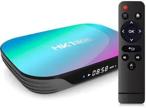 HK1BOX Android 9.0 Box with 4GB RAM 64GB ROM Upgraded S905X3 Quad Core 64bit Cortex-A55 GPU G31 MP2, 2.4G/5G Dual WiFi BT4.0 H.265 LAN 1000 HD/4K/8K Set-top Box (HK1BOX-4D) HK1BOX Android 9.0 Box with 4GB RAM 64GB ROM Upgraded S905X3 Quad Core 64bit Cortex-A55 GPU G31 MP2, 2.4G/5G Dual WiFi BT4.0 H.265 LAN 1000 HD/4K/8K Set-top Box (HK1BOX-4D)