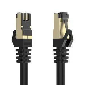 BUCIER Cat 8 Ethernet Cable 16.5ft, Internet Cable, Lastest 40Gbps 2000MHz High Speed SFTP Patch Cables with Gold Plated RJ45 Connector for Router, Modem, Gaming, Xbox Fibre Optic Cable