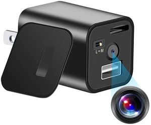 Hidden Spy USB Charger Camera HD 1080P Mini Nanny Cam with No WiFi | Small Camera, Motion Detector, Loop Recording, Local Storage, Home Security for Indoor Hidden Spy USB Charger Camera HD 1080P Mini Nanny Cam with No WiFi | Small Camera, Motion Detector, Loop Recording, Local Storage, Home Security for Indoor