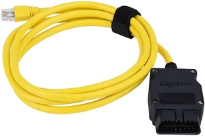 Enet OBD2 RJ45 Cable,Ethernet 6.6ft/2M Cable RJ45 ethernet Connector Tools to OBDII Interface Cable Car Diagnostic Coding F-Series Enet OBD2 RJ45 Cable,Ethernet 6.6ft/2M Cable RJ45 ethernet Connector Tools to OBDII Interface Cable Car Diagnostic Coding F-Series