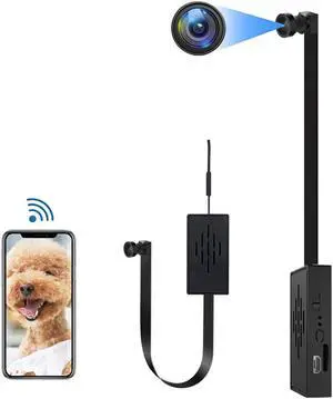 4K WiFi Hidden Camera-Battery spy Camera-spy Camera Module-DIY Hidden Camera-Hidden Camera Module-Mini spy Camera 1080P-hidden spy Camera-Hidden Nanny Camera-Hidden spy Camera (Lens 90°)
