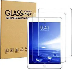 2 PACK Screen Protector for iPad 9th 8th 7th Generation 10.2 Inch Tempered Glass Film Screen Cover for iPad 9 8 7 (2021/2020/2019) Compatible with  Pencil