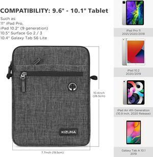 10 Inch Tablet Sleeve Water Resistant Shoulder Messenger Laptop Bag for 9.7 10.5 11 iPad Pro/Apple 10.2 iPad/10 Surface Go/ 10.5 Surface Go 3/10.5 Samsung Galaxy Tab A S6/Huawei MediaPad