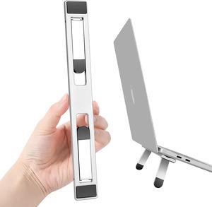 Riser for Desk,Pop up Laptop Stand,Adjustable Height Self-Adhesive Portable Laptop Stand with Feet, Extend Leg,Foldable Computer Stand for 10-17 Models MacBook Air, Keyboard etc.