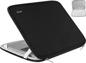 Laptop Sleeve 15.6 Inch Durable Shockproof Protective Cover Compatible with HP    Notebook Computer Black