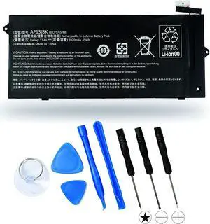 AP13J3K 11.25V 45Wh Laptop Battery compatable with Acer Chromebook 11.6" 11 C720-2848 C720 C720P C740 3ICP5/65/88