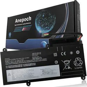 45N1754 45N1755 Laptop Battery Replacement for Lenovo ThinkPad E450 E450C E455 E460 E465 E475 E470 E460C Series Notebook 45N1752 45N1753 45N1755 45N1756 45N1757 11.4V 47Wh 4120mAh