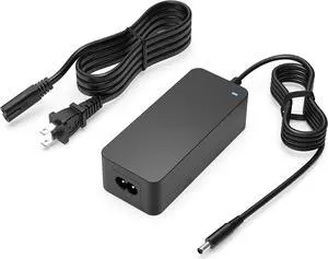 65W 45W Laptop Charger Fit for  Latitude 3520 3420 3320 Laptop Power Adapter Supply Cord (Safety Certified by UL) Round Connector