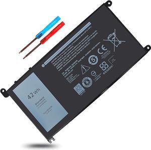 42WH WDX0R Notebook Battery for Dell Inspiron 15 5000 7000 5570 7579 7378 5567 5565 5379 i7573 13 5368 P69G P69G001 17 5765 5767 Latitude 3189 3480 3580 3379 Ins 13MF-2505T WDXOR FC92N CYMGM 0T2JX4