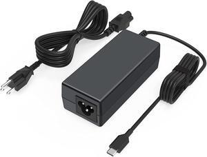 65W 45W USB C Charger for Dell Chromebook 3100 3300 3380 3400 3500 5190 5300 5400 7200 7300 Latitude 5420 5520 5320 7410 7310 2-in-1 P28T P29T P30T Laptop Power Cord Type C Replacement Charger Adapter