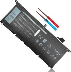52Wh DXGH8 7.6V Battery for Dell XPS 13 9370 9380 Inspiron 13 7390 7391 2-in-1 5390 5391 14 7490 Latitude 3301 Vostro 13 5390 5391 G8VCF H754V 0H754V V48RM HK6N5 P82G P82G002 P113G P114G P115G 4 Cell