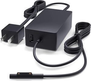 PowerSource 65W 44W 36W 24W UL Listed Charger for Microsoft Surface Pro 8 Pro X Pro 7 Pro 6 Pro 5 Pro 4 Pro 3, Surface Laptop 1 2 3 4, Surface GO 1 2, Pro 1706 & Pro X Power-Supply Charger Cord