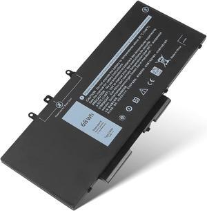 GJKNX Laptop Battery Replacement 68Wh 7.6V 8500mAh for Dell Latitude 5480 5580 5280 5490 5491 5580 5590 5591 E5480 E5580 E5590 E5490 Precision 15 3520 3530; M3520 GD1JP 0GD1JP DY9NT 0DY9NT