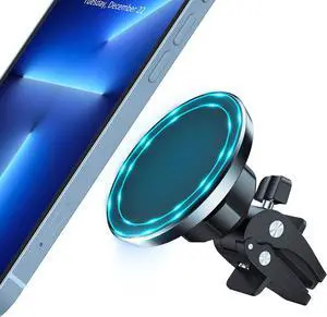 XooFly Magnetic Car Mount Holder, Portable Electronic Device Mount for iPhone 15, 14, 13, 12 Pro Max Mini Plus, All Phones & Cases