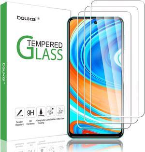 beukei (3 Pack) for Xiaomi Redmi Note 9S / Redmi Note 9 Pro 5G / Redmi Note 9 Pro Screen Protector Tempered Glass, Anti Scratch, Bubble Free (Not Fit for Redmi Note 9), Welcome to consult