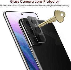 [2+2] Privacy Tempered Glass Screen Protector Designed for [Samsung Galaxy S22 Plus/S22+] 5G 6.6", [NOT S22 6.2 inch] Camera Lens Protector Tempered Glass Fingerprint Unlock