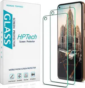 HPTech (2-Pack) Designed for Motorola Moto G Stylus (2021) Tempered Glass Screen Protector, 9H Hardness, Anti Scratch, Bubble Free
