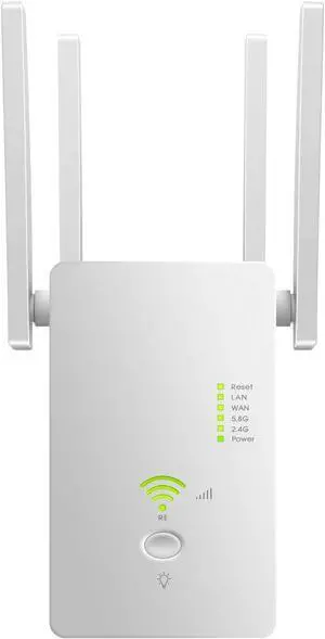 AC1200 WiFi Range Extender | Repeater | 2.4+5GHz Dual Band Wi-Fi Amplifier Repeater/Access Point/Router Dual Band Wireless Signal Booster