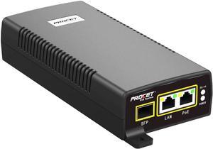 Gigabit 90W POE++ Iniector - Power Over Ethernet PoE++ for 802.3af/at/bt Device, 10/100/1000Mbps Shielded RJ-45, Plug & Play 6KV Surge Protector and Fire Resistant PT-PSE106GBR-A-S  By DT