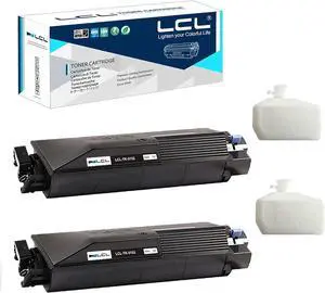 Ennovor LCL Compatible Toner Cartridge Replacement for Kyocera TK5152 TK-5152 TK5152K TK-5152K 1T02NS0US0 ECOSYS M6035cidn M6535cidn P6035cdn (2-Pack Black)